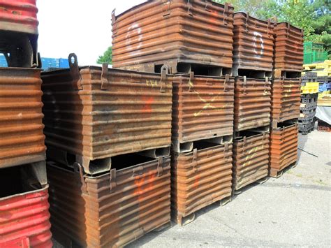 used steel storage bins